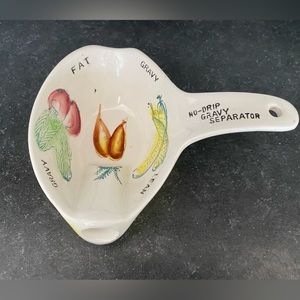 Vintage ceramic gravy separator made in Japan (3/$25)